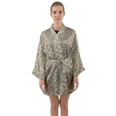 Modern Baroque Pattern Long Sleeve Kimono Robe by dflcprints