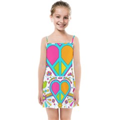 Love Peace Feelings Nature Kids Summer Sun Dress