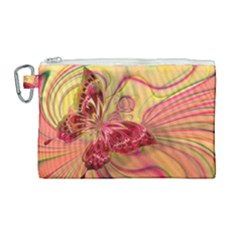 Arrangement Butterfly Aesthetics Canvas Cosmetic Bag (large) by Sapixe