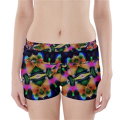 Butterfly Color Pop Art Boyleg Bikini Wrap Bottoms by Sapixe