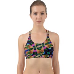 Butterfly Color Pop Art Back Web Sports Bra by Sapixe