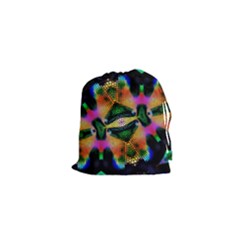 Butterfly Color Pop Art Drawstring Pouches (xs)  by Sapixe