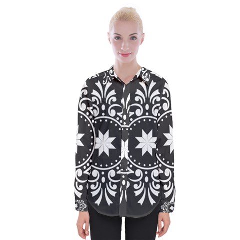 Table Pull Out Computer Graphics Womens Long Sleeve Shirt by Sapixe