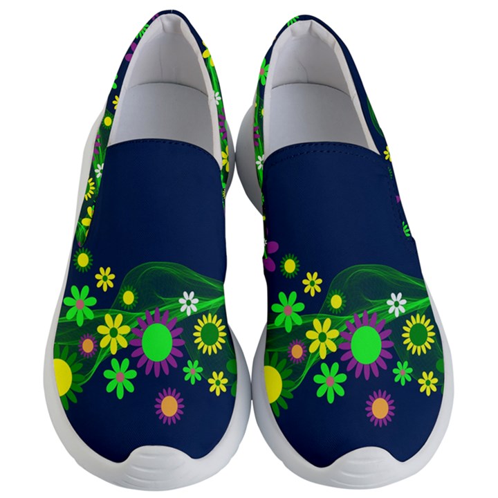 Flower Power Flowers Ornament Women s Lightweight Slip Ons