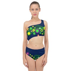 Flower Power Flowers Ornament Spliced Up Two Piece Swimsuit