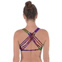 Rainbow Grid Form Abstract Got No Strings Sports Bra View2