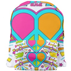 Love Peace Feelings Nature Giant Full Print Backpack by Sapixe