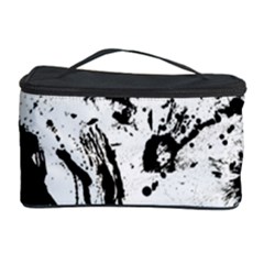 Pattern Color Painting Dab Black Cosmetic Storage Case