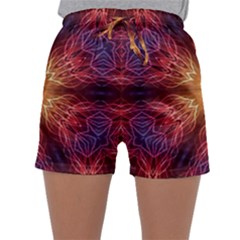 Fractal Abstract Artistic Sleepwear Shorts by Sapixe