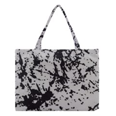 Fabric Texture Painted White Soft Medium Tote Bag by Sapixe