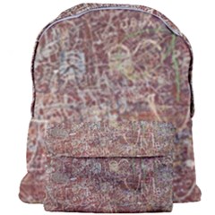 Metal Article Figure Old Red Wall Giant Full Print Backpack by Sapixe