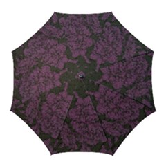 Purple Black Red Fabric Textile Golf Umbrellas by Sapixe