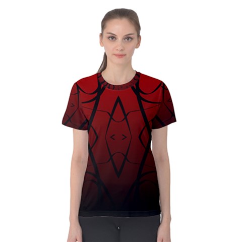 Elegant Chaos Women s Cotton Tee by G33kChiq