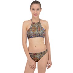 Church Ceiling Box Ceiling Painted Racer Front Bikini Set