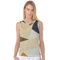 Fabric Textile Texture Abstract Women s Basketball Tank Top View1