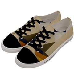 Fabric Textile Texture Abstract Men s Low Top Canvas Sneakers by Sapixe