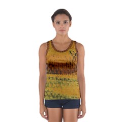 Fabric Textile Texture Abstract Sport Tank Top  by Sapixe