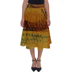 Fabric Textile Texture Abstract Perfect Length Midi Skirt by Sapixe