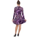 Abstract Art Fractal Art Fractal Long Sleeve Panel Dress View2