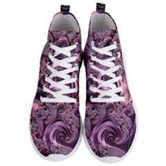 Abstract Art Fractal Art Fractal Men s Lightweight High Top Sneakers by Sapixe