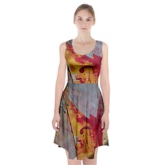 Painting Macro Color Oil Paint Racerback Midi Dress by Sapixe