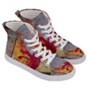 Painting Macro Color Oil Paint Women s Hi-Top Skate Sneakers View3