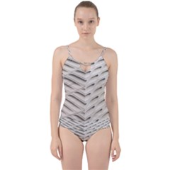 Backround Pattern Texture Dimension Cut Out Top Tankini Set by Sapixe