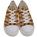 Marble Wall Surface Pattern Women s Low Top Canvas Sneakers View1