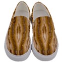 Marble Wall Surface Pattern Men s Canvas Slip Ons View1