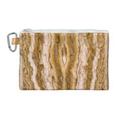 Marble Wall Surface Pattern Canvas Cosmetic Bag (large) by Sapixe