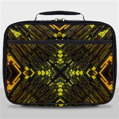 Abstract Glow Kaleidoscopic Light Full Print Lunch Bag by Sapixe