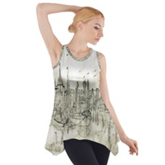 Pencil Drawing Drawing Port Side Drop Tank Tunic by Sapixe