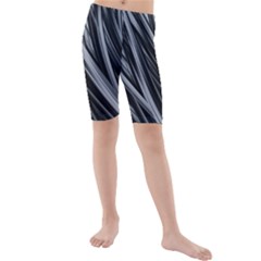 Fractal Mathematics Abstract Kids  Mid Length Swim Shorts by Sapixe