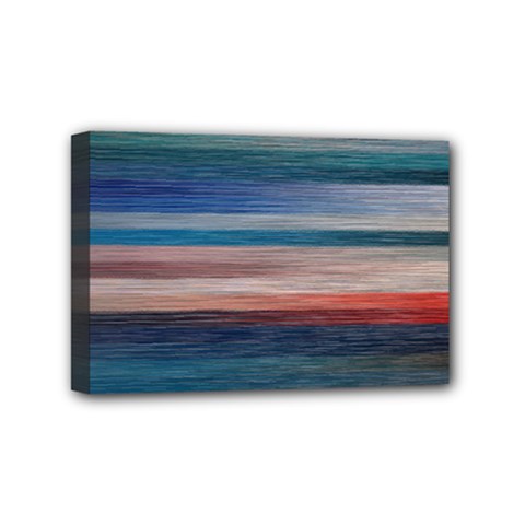 Background Horizontal Lines Mini Canvas 6  X 4  by Sapixe