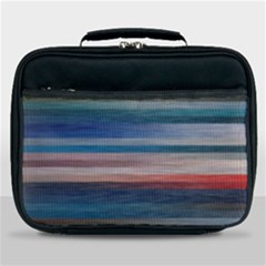 Background Horizontal Lines Lunch Bag by Sapixe