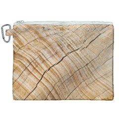 Abstract Brown Tree Timber Pattern Canvas Cosmetic Bag (XXL)