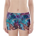 Feather Fractal Artistic Design Boyleg Bikini Wrap Bottoms View1