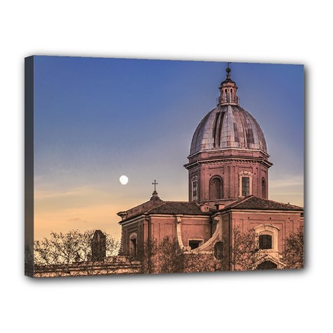 San Giovanni Battista Dei Fiorentini Church, Rome, Italy Canvas 16  X 12  by dflcprints