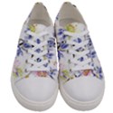 Lily Hand Painted Iris Women s Low Top Canvas Sneakers View1