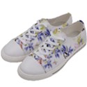 Lily Hand Painted Iris Women s Low Top Canvas Sneakers View2