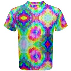 Rainbow Blast Men s Cotton Tee by G33kChiq