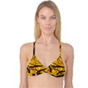 Golden Vein Reversible Tri Bikini Top View1