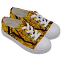 Golden Vein Kids  Low Top Canvas Sneakers View3