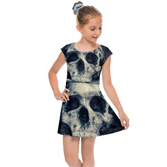 Skull Kids Cap Sleeve Dress