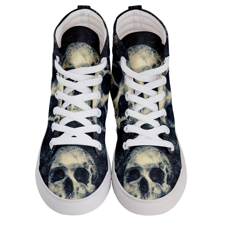 Skull Women s Hi-Top Skate Sneakers