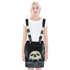 Smiling Skull Braces Suspender Skirt by FunnyCow