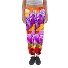 Tulip Flowers Women s Jogger Sweatpants by FunnyCow