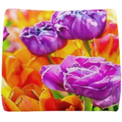 Tulip Flowers Seat Cushion