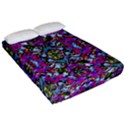 Multicolored Floral Collage Pattern 7200 Fitted Sheet (California King Size) View2