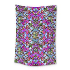 Multicolored Floral Collage Pattern 7200 Small Tapestry by dflcprints